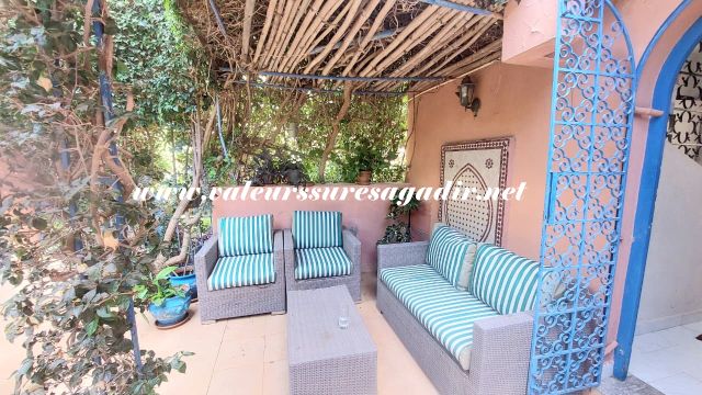 Furnished house with garden